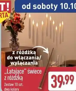 ALDI „Latające” świece z różdżką oferta