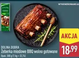 ALDI DOLINA DOBRA Żeberka miodowe BBQ wolno gotowane oferta