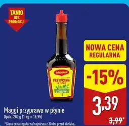 ALDI Maggi przyprawa w płynie oferta