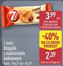 ALDI 7 Days Rogalik z nadzieniem kakaowym oferta