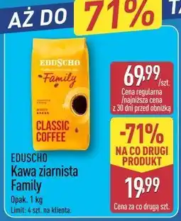 ALDI Eduscho kawa ziarnista family oferta
