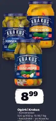 Netto Ogórki Krakus oferta