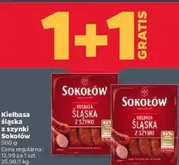 Netto Kiełbasa śląska z szynki Sokołów oferta