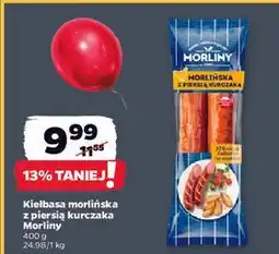 Netto Kiełbasa morlińska z piersią kurczaka Morliny oferta