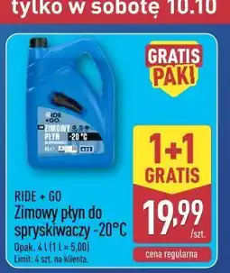 ALDI ride+go zimowy płyn do spryskiwaczy oferta