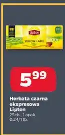 Netto Herbata czarna ekspresowa Lipton Yellow Label oferta