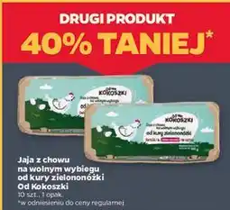 Netto Jaja z chowu na wolnym wybiegu od kury zielononóżki Od Kokoszki oferta