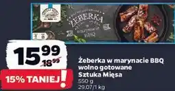 Netto Żeberka w marynacie BBQ wolno gotowane Sztuka Mięsa oferta