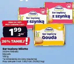 Netto Ser topiony Miletto bloczek oferta