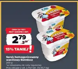 Netto Serek homogenizowany waniliowy Rolmlecz oferta