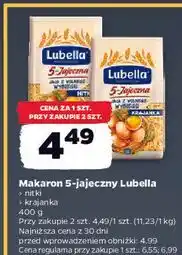 Netto Makaron 5-jajeczny Lubella oferta