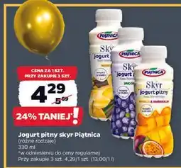 Netto Jogurt pitny skyr Piątnica oferta