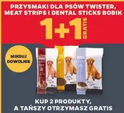 Netto Przysmaki dla psów Bobik Twister, Meat Strips i Dental Sticks oferta