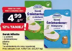 Netto Serek Miletto plastry oferta