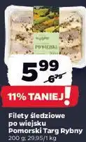 Netto Filety śledziowe po wiejsku Pomorski Targ Rybny oferta