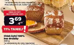 Netto Chleb żytni 100% bez drożdży oferta