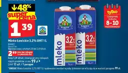 Topaz Mleko UHT Łowickie Łowicz 3,2% oferta