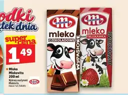 Topaz Mleko truskawkowe Wypasione Mlekovita oferta