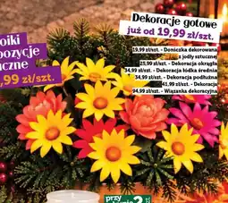 Topaz Doniczka dekorowana z jodły sztucznej oferta