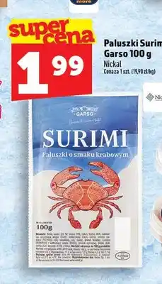 Topaz Paluszki surimi Garso oferta