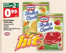 Topaz Kisiel Słodka Chwila smak morela Dr. Oetker oferta