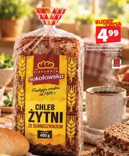 Topaz Chleb żytni ze słonecznikiem Piekarnia Sokołowska oferta