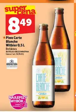 Topaz Piwo Carte Blanche Witbier Brofaktura oferta