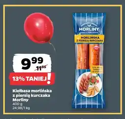 Netto Kiełbasa morlińska z piersią kurczaka Morliny oferta
