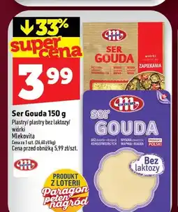 Topaz Ser Gouda w plastrach Mlekovita oferta