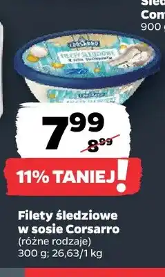 Netto Filety śledziowe w sosie Corsarro oferta