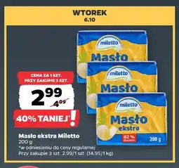Netto Masło ekstra Miletto oferta