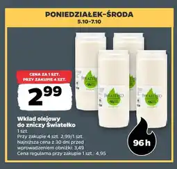 Netto Wkład olejowy do zniczy Światełko oferta