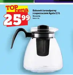Topaz Dzbanek żaroodporny z zaparzaczem Agata oferta
