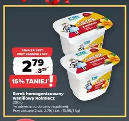 Netto Serek homogenizowany waniliowy Rolmlecz oferta