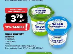Netto Serek puszysty z ziołami Miletto oferta