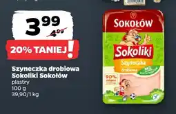 Netto Szyneczka drobiowa Sokoliki Sokołów plastry oferta