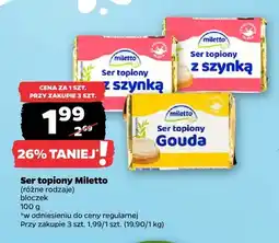 Netto Ser topiony w bloczku z szynką Miletto oferta