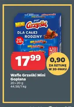 Netto Wafle Grześki Mini 20-pak oferta