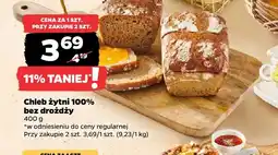 Netto Chleb żytni 100% bez drożdży oferta