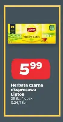 Netto Herbata czarna ekspresowa Lipton oferta