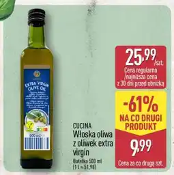 ALDI CUCINA Włoska oliwa z oliwek extra virgin oferta