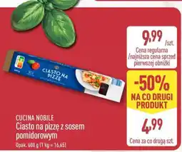 ALDI Ciasto na pizzę z sosem pomidorowym oferta
