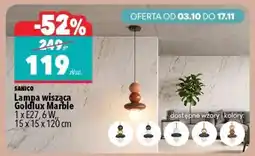 Biedronka Lampa wisząca Goldlux Marble oferta