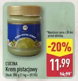 ALDI CUCINA Krem pistacjowy oferta