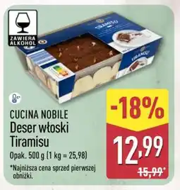 ALDI CUCINA NOBILE Deser włoski Tiramisu oferta