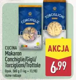 ALDI CUCINA Makaron Conchiglie/Gigli/Torciglioni/Trottole oferta
