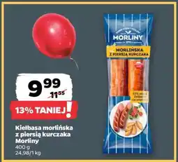 Netto Kiełbasa morlińska z piersią kurczaka Morliny oferta