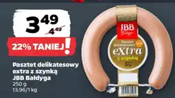 Netto Pasztet delikatesowy extra z szynką JBB Bałdyga oferta