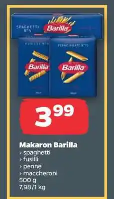Netto Makaron Barilla oferta