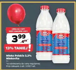 Netto Mleko Polskie 3,2% Mlekovita oferta